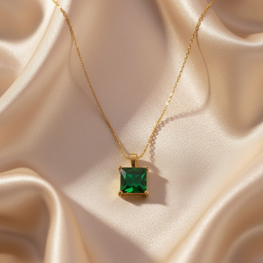 Clarity Necklace - Green