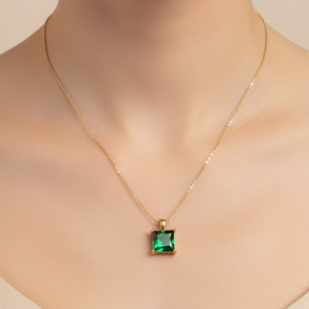 Clarity Necklace - Green