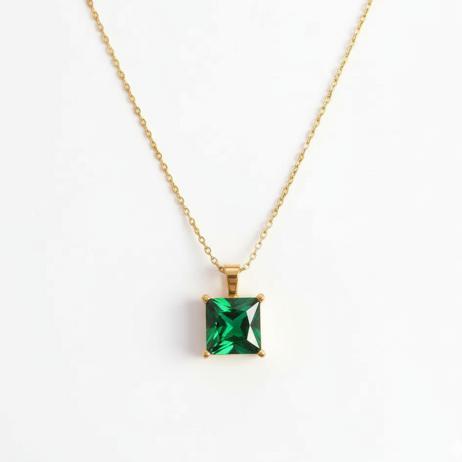 Clarity Necklace - Green
