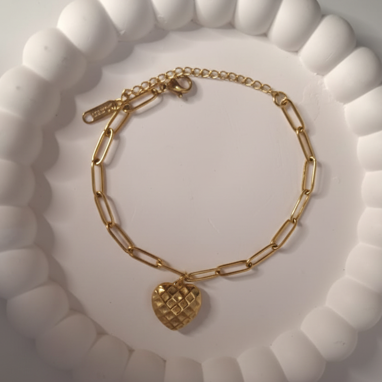 Golden Heart Bracelet