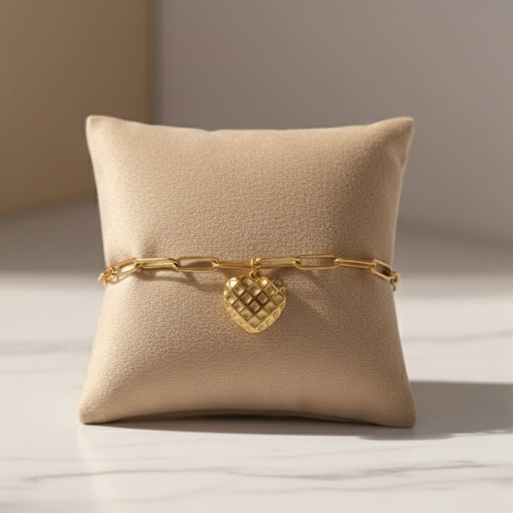 Golden Heart Bracelet
