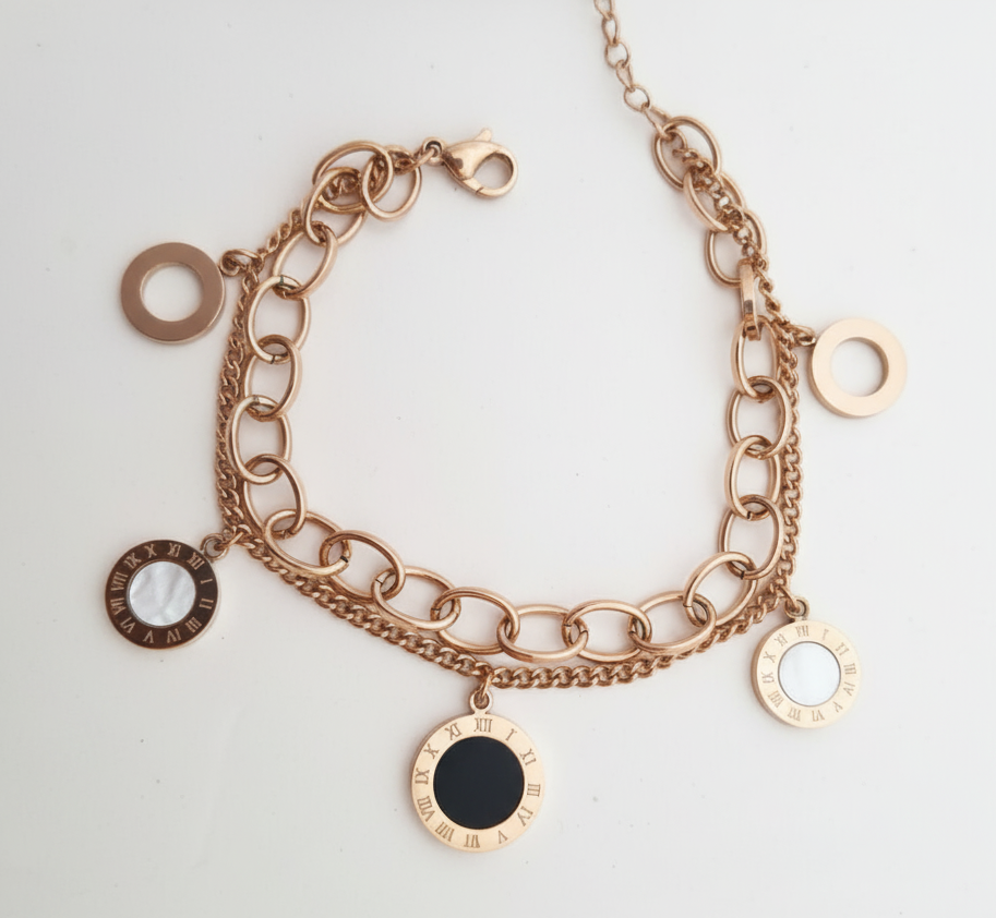 Roman Link Bracelet
