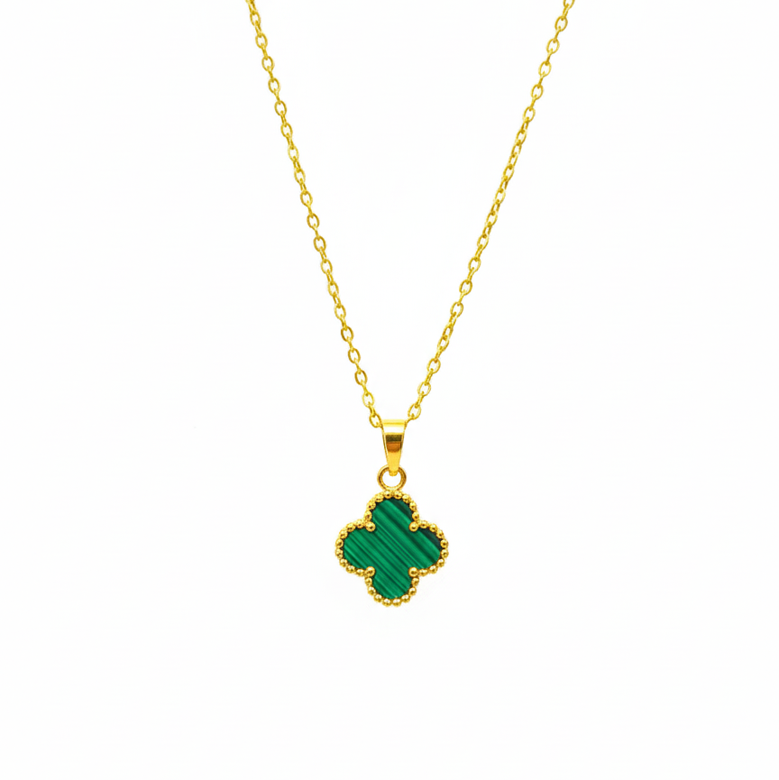Clover Necklace - Green