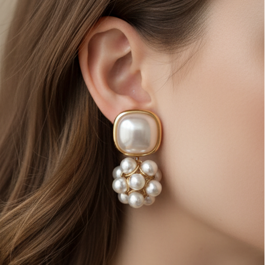 Pearl Cascade Studs