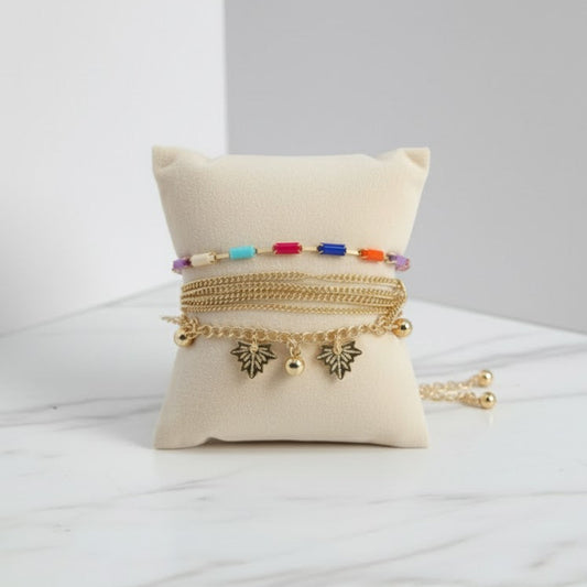 Layered Charm Bracelet