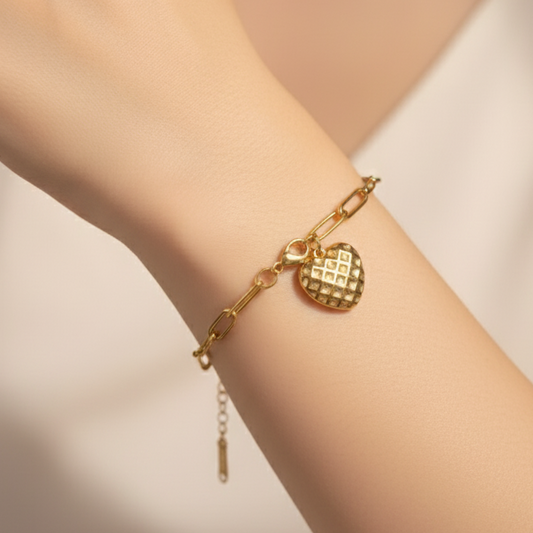 Golden Heart Bracelet