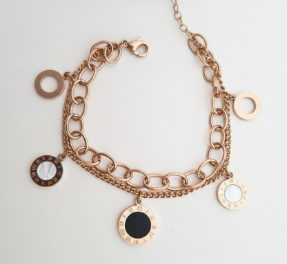 Roman Link Bracelet