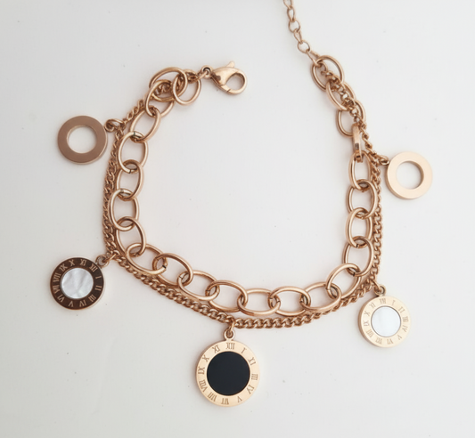 Roman Link Bracelet