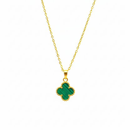 Clover Necklace - Green