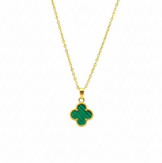 Clover Necklace - Green