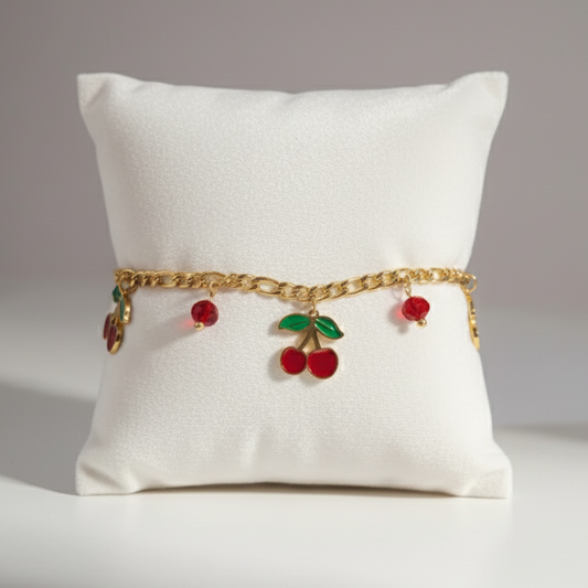 Cherry Charm Bracelet