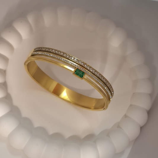 Emerald Stack Bracelet